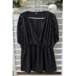 BLUZA NEAGRA SATINATA