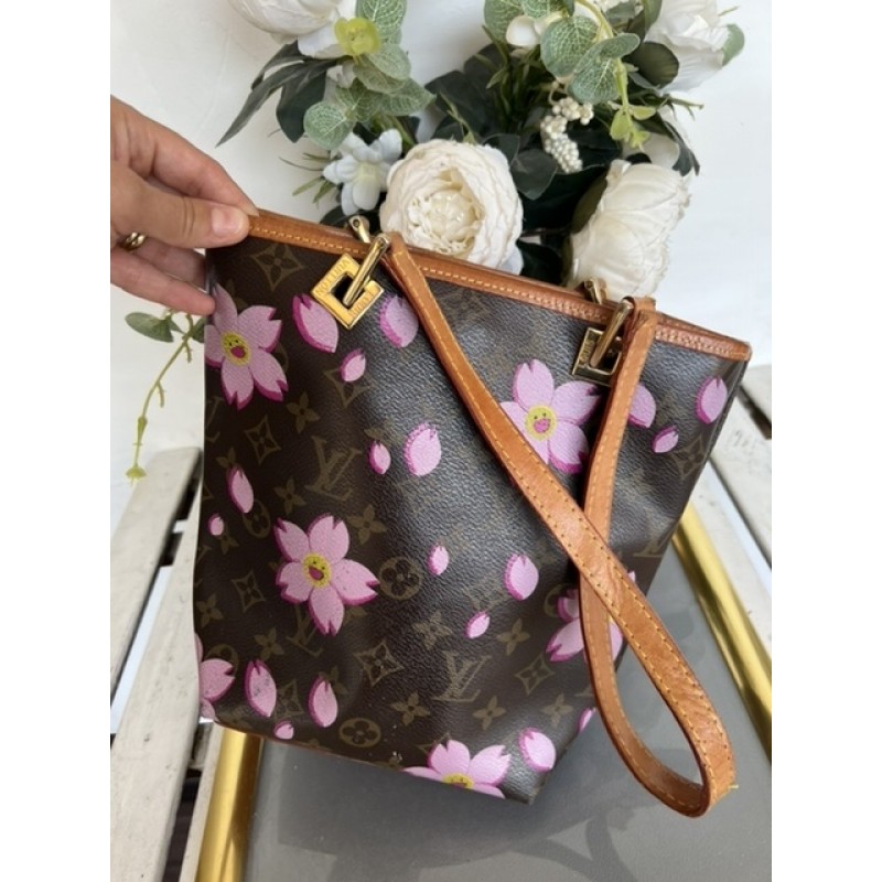 LOUIS VUITTON buchet piele naturala