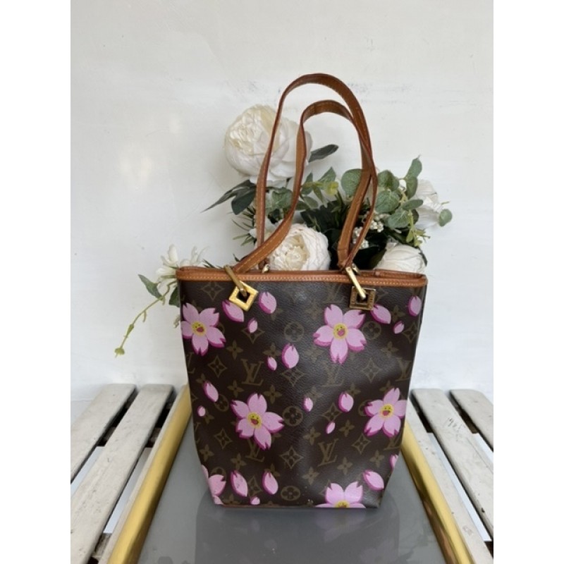 LOUIS VUITTON buchet piele naturala