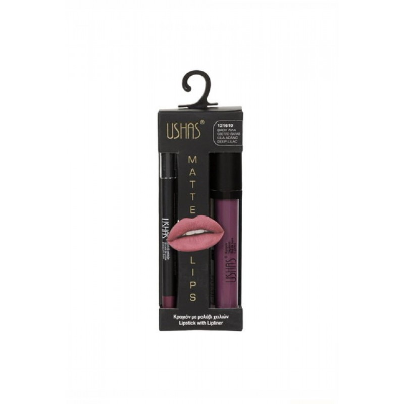 SET RUJ LICHID MAT SI CREION BUZE-  NUANTA DEEP LILAC