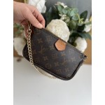 LOUIS VUITTON mini pouch piele naturala