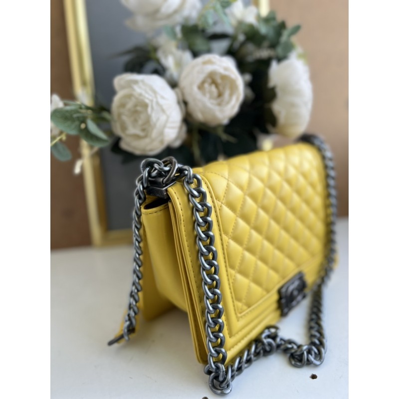 CHANEL YELLOW MATLASEE