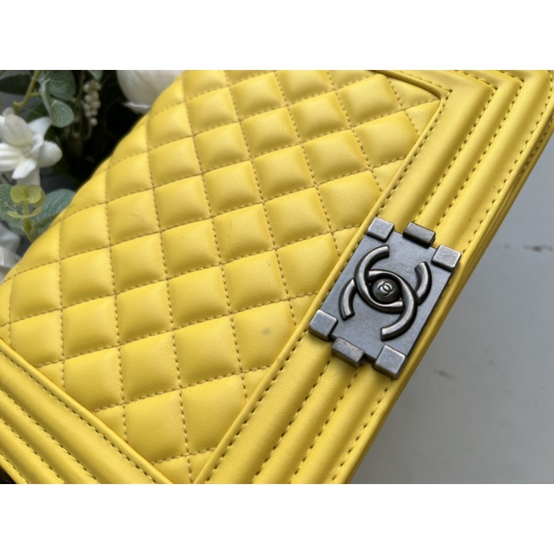 CHANEL YELLOW MATLASEE