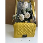 CHANEL YELLOW MATLASEE