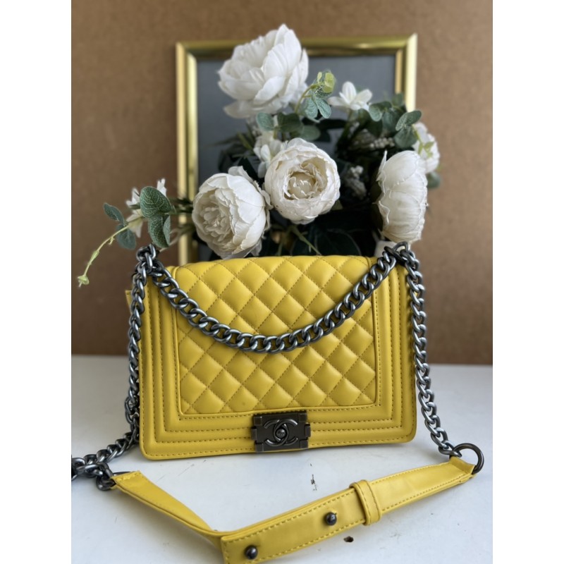 CHANEL YELLOW MATLASEE