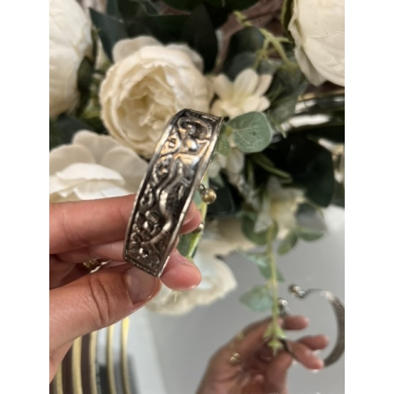 BRATARA VINTAGE ALAMA ARGINTATA