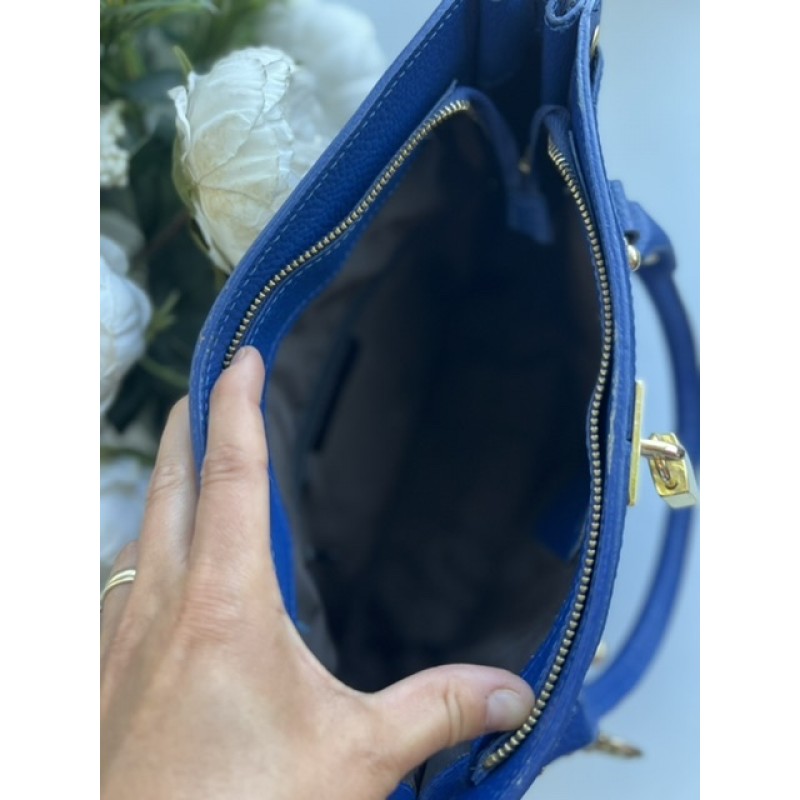 GEANTA ELEGANTA PIELE NATURALA ALBASTRA GEANTA ELEGANTA PIELE NATURALA ALBASTRA