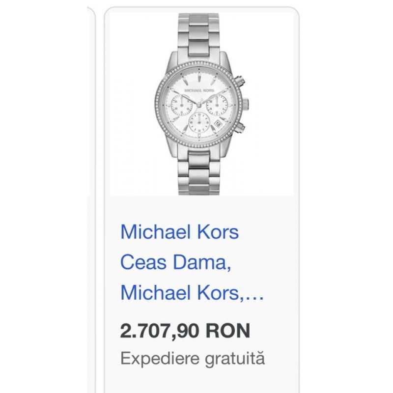 CEAS DAMA MICHAEL KORS CADRAN MARE