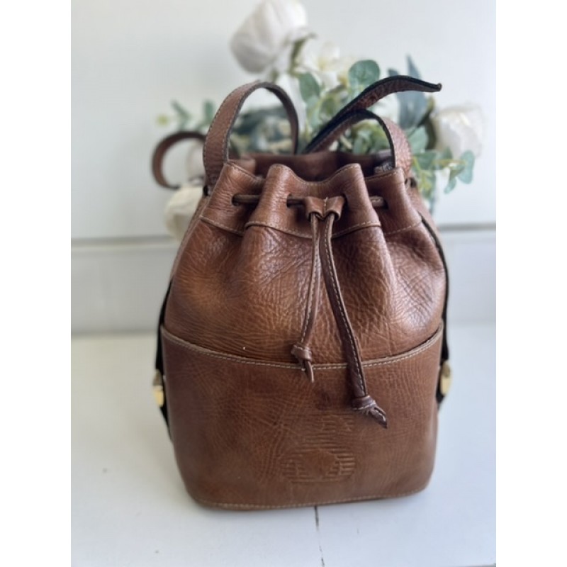 SATCHEL VINTAGE PIELE NATURALA