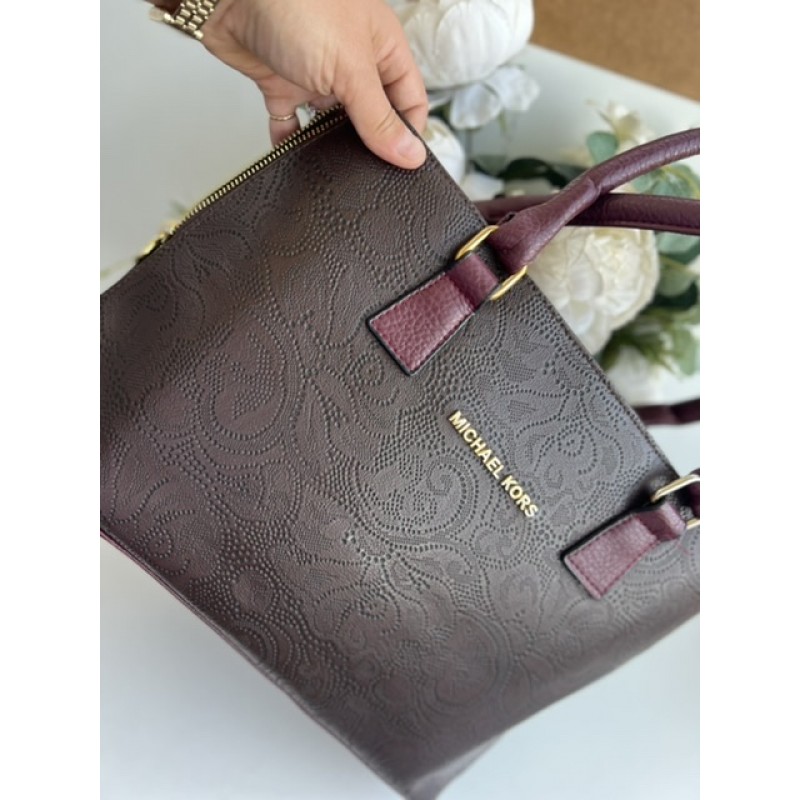 GEANTA BURGUNDY MICHAEL KORS GEANTA BURGUNDY MICHAEL KORS
