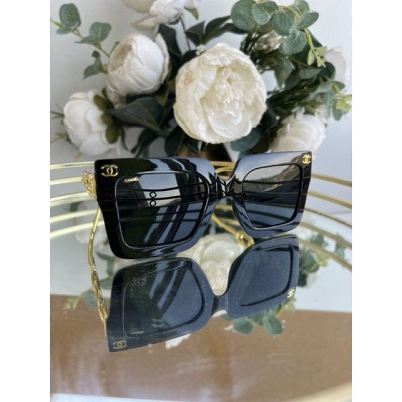 CHANEL ocheari soare - lentila neagra