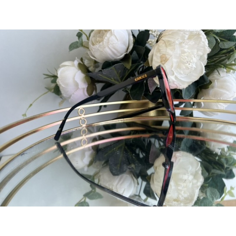 GUCCI ochelari soare unisex- lentila roz