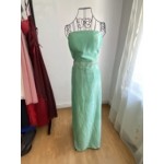 Rochie de ocazie mint croiala retro