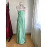 Rochie de ocazie mint croiala retro